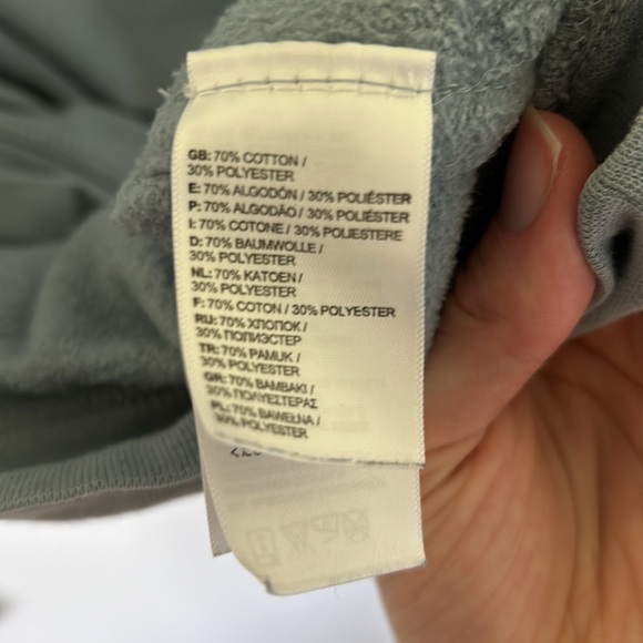 North Face light blue and navy hoodie - Picture 6 of 7